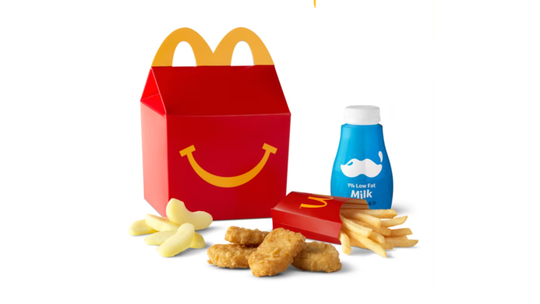 4 Piece Chicken McNuggets Happy Meal