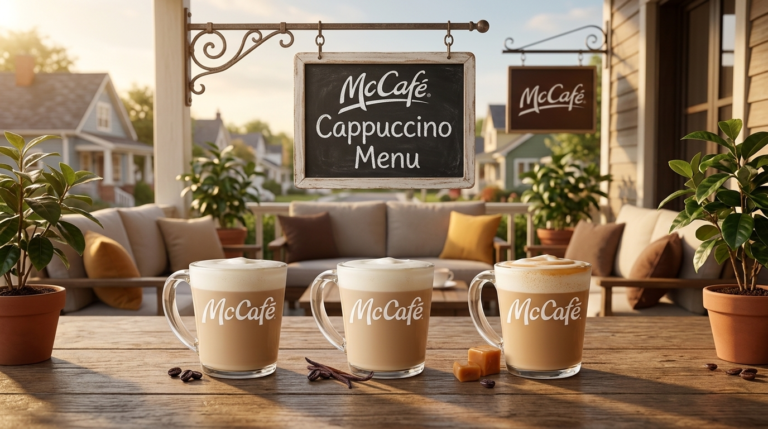 Cappuccino Menu