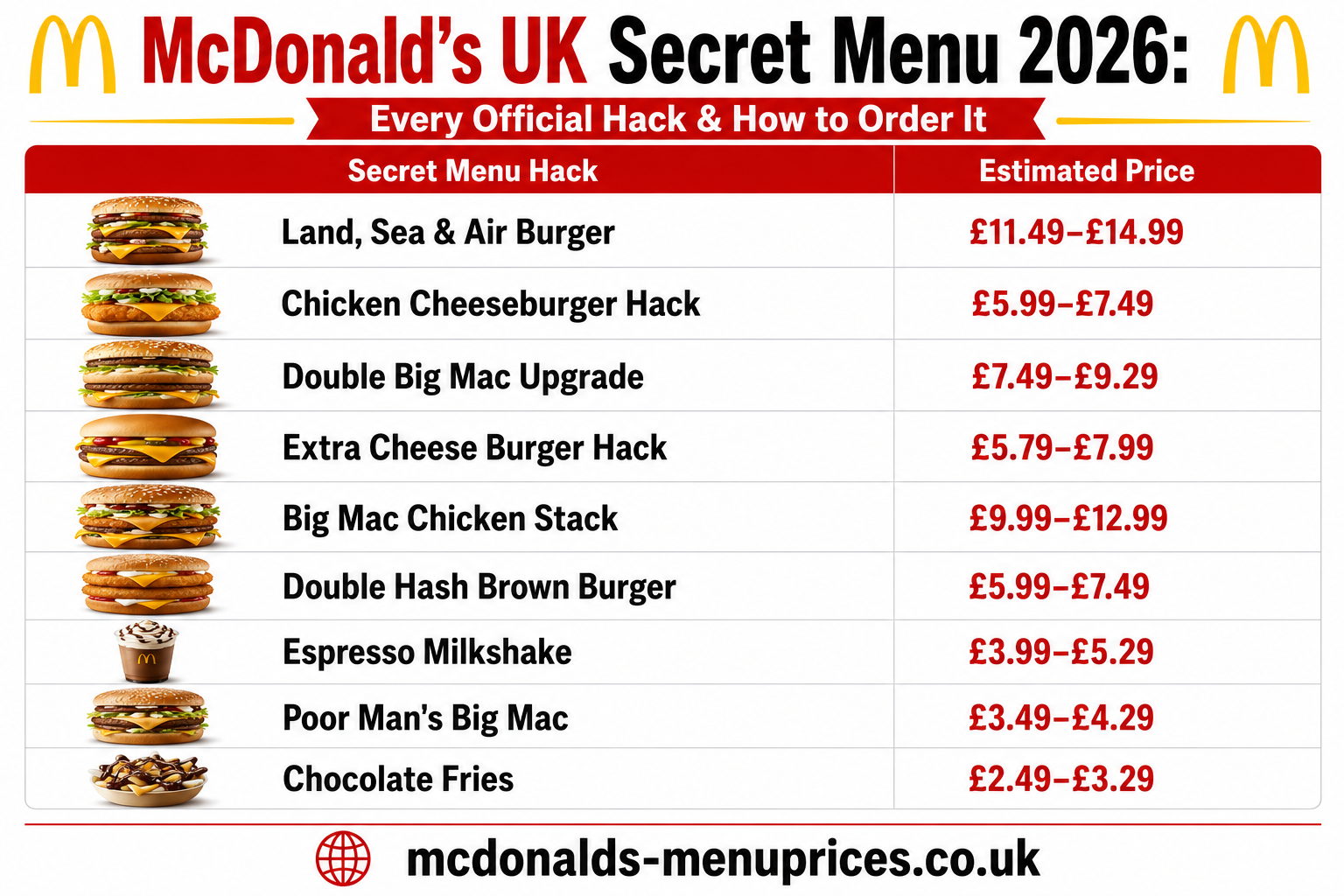 Secret menu hack and how to order it