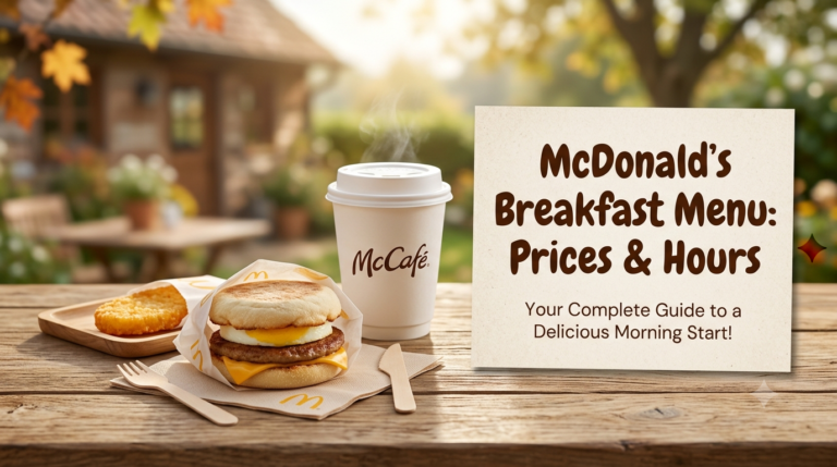 McDonald's Breakfast Menu With Prices
