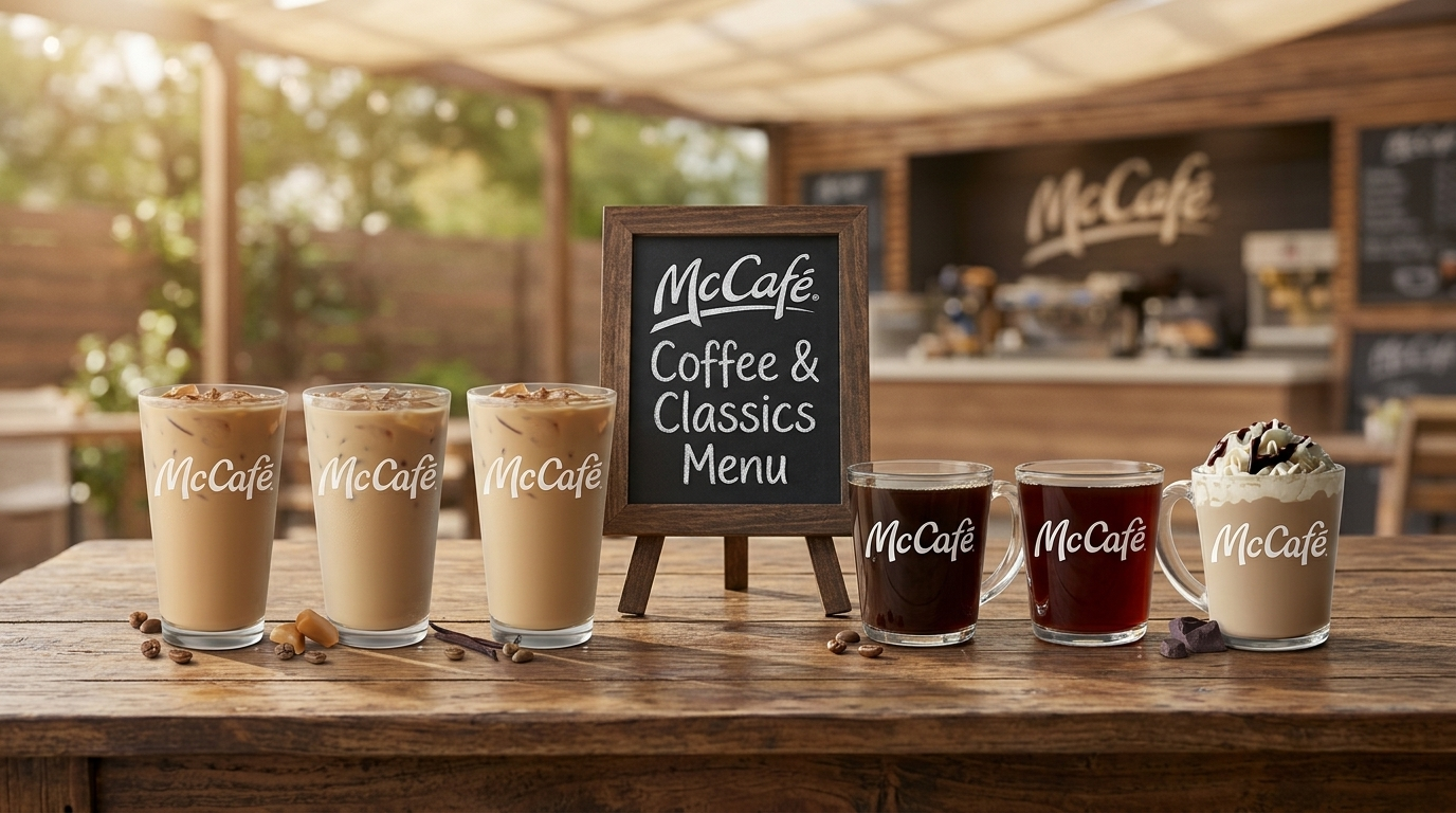 McCafe Coffee & Classics Menu