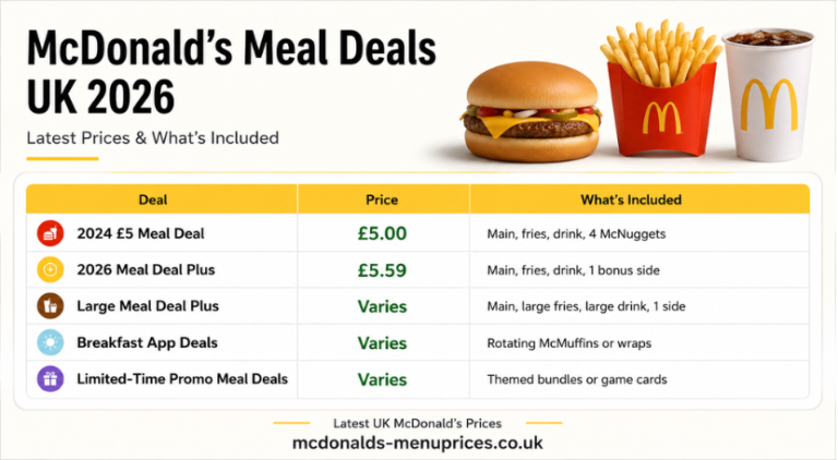 Meal-deal menu