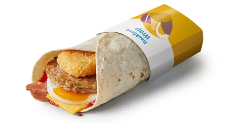 mcdonalds breakfast wrap with ketchup